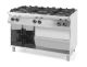 Gaskocher Kitchen Line 6 Brenner mit offenem Unterbau