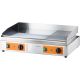 Griddleplatte CATERINA, 720x460x240 mm, 2/3 glatt und 1/3 gerillt, 3,5 kW 230 V