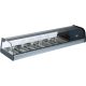 ROLLER GRILL Tapas-Theke PAT4, für 6 x GN 1/3 (40 mm), Abmessung 1450 x 400 x 260 mm (BxTxH)