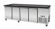 SNACK-Line, Kalte Theke, 6x GN1/1, Granit Star Galaxy schwarz, OHNE Glasaufbau 223x82x85.5